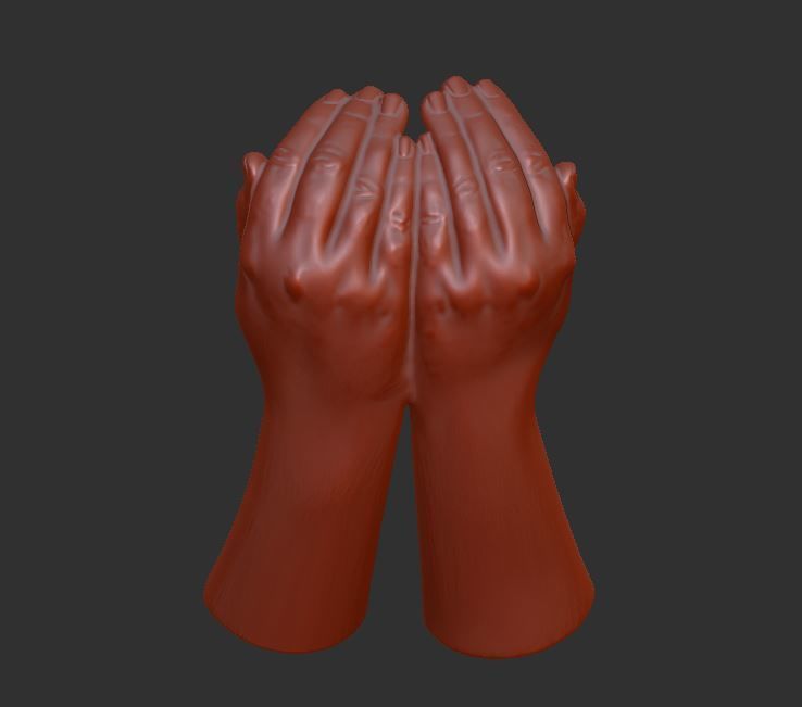 human hand signs and gestures 3D print model_146