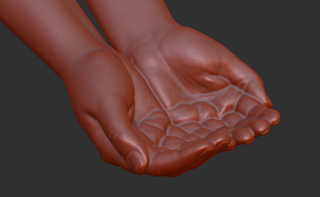 human hand signs and gestures 3D print model_148