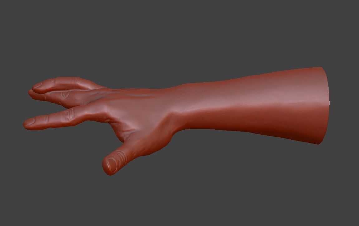 human hand signs and gestures 3D print model_137
