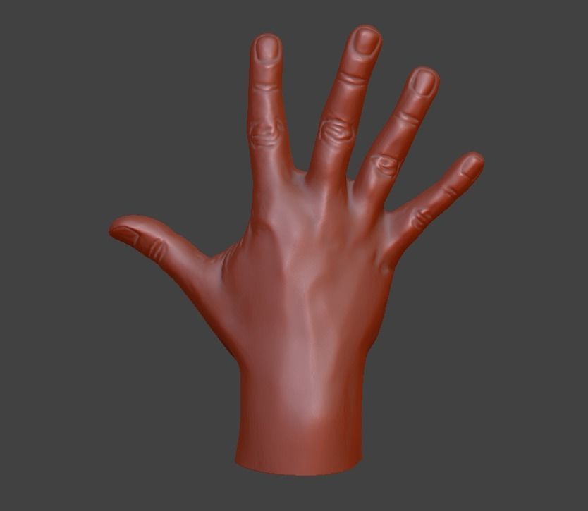 human hand signs and gestures 3D print model_60