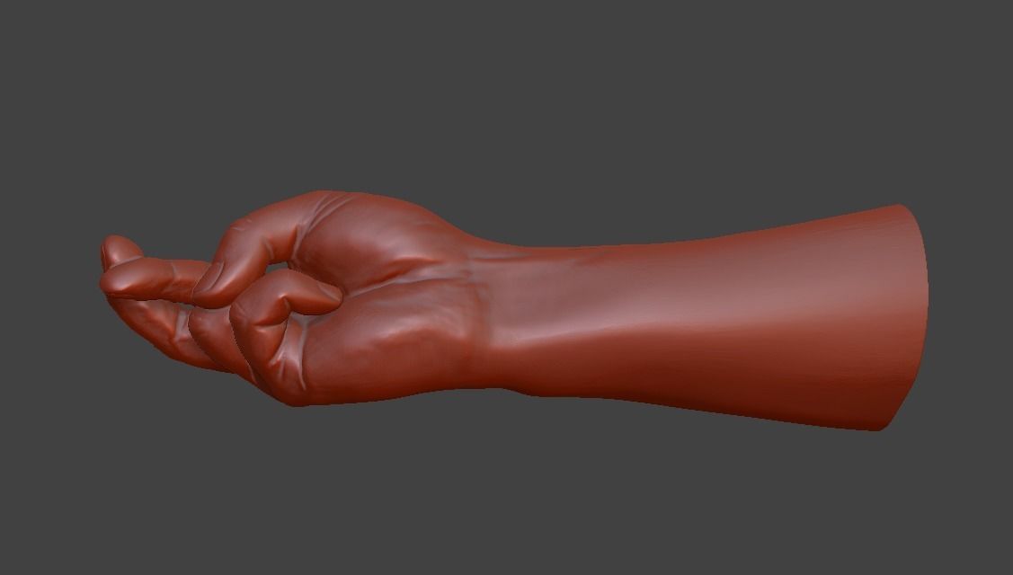 human hand signs and gestures 3D print model_36