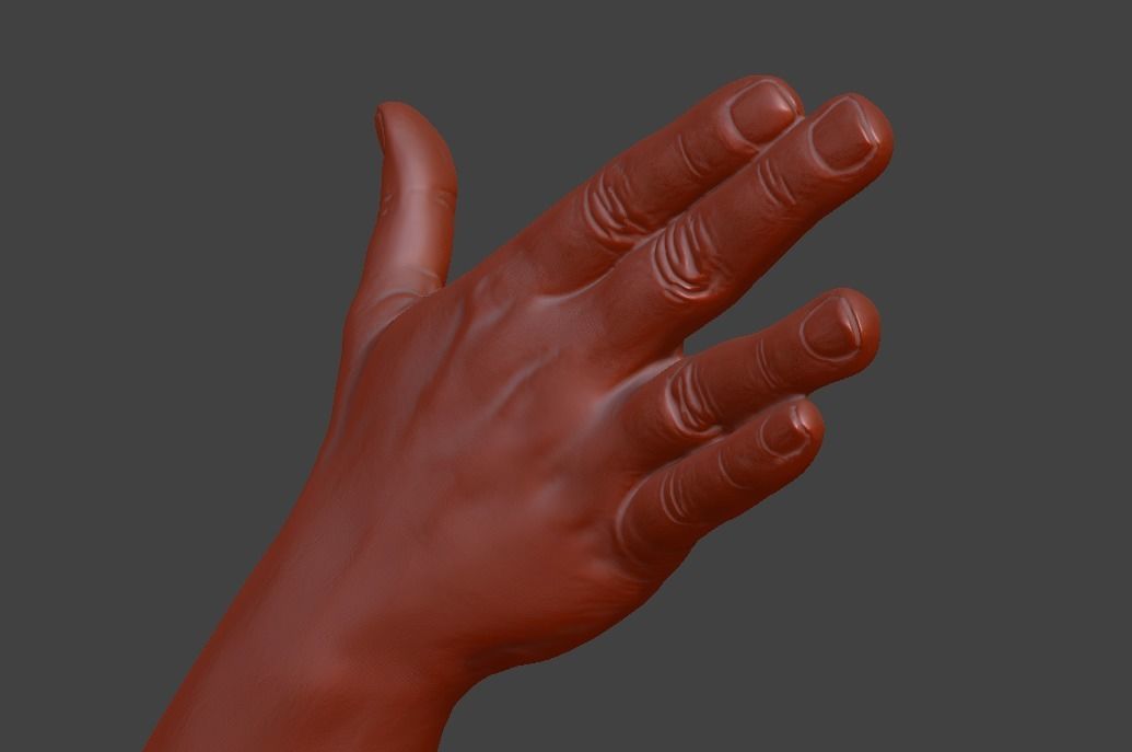 human hand signs and gestures 3D print model_116