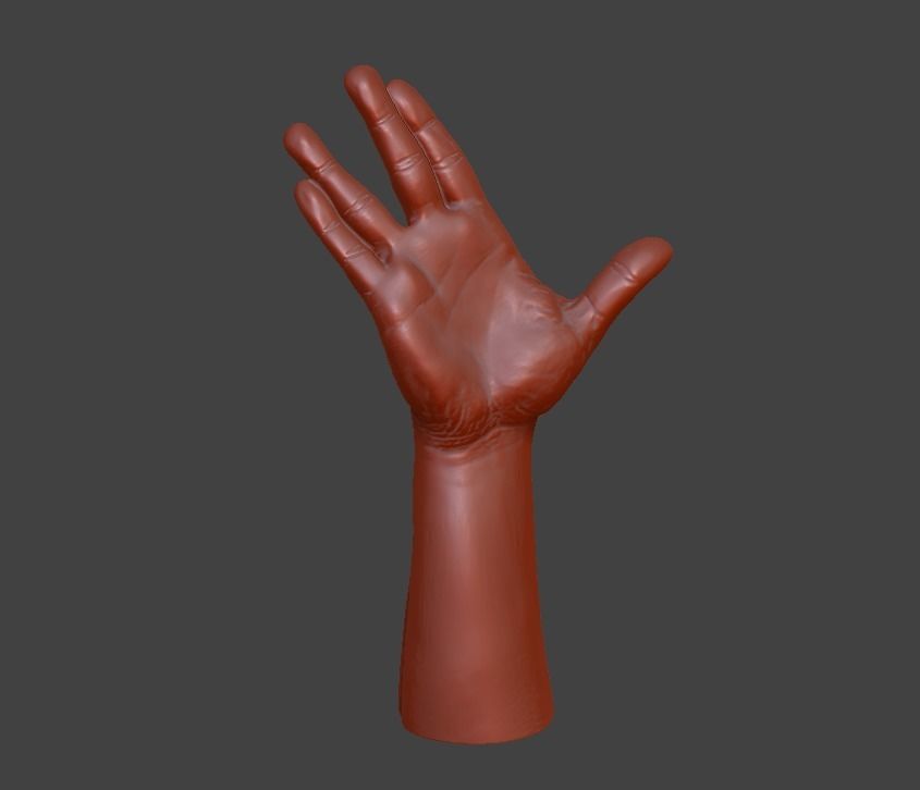 human hand signs and gestures 3D print model_120