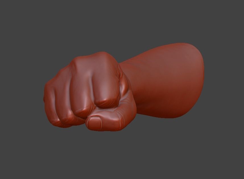 human hand signs and gestures 3D print model_55