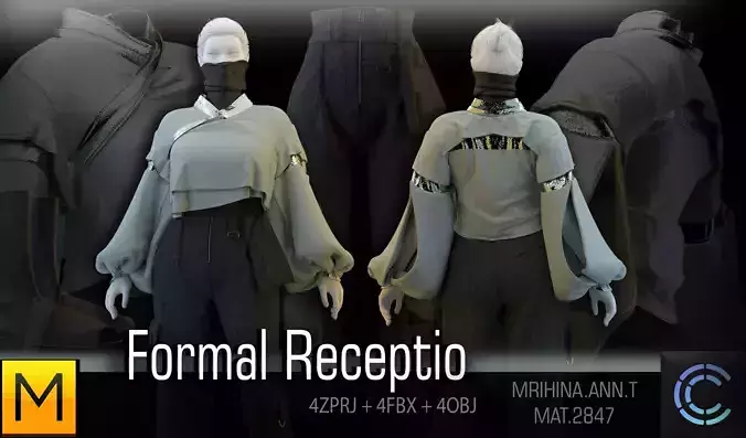 Formal Reception 3D model