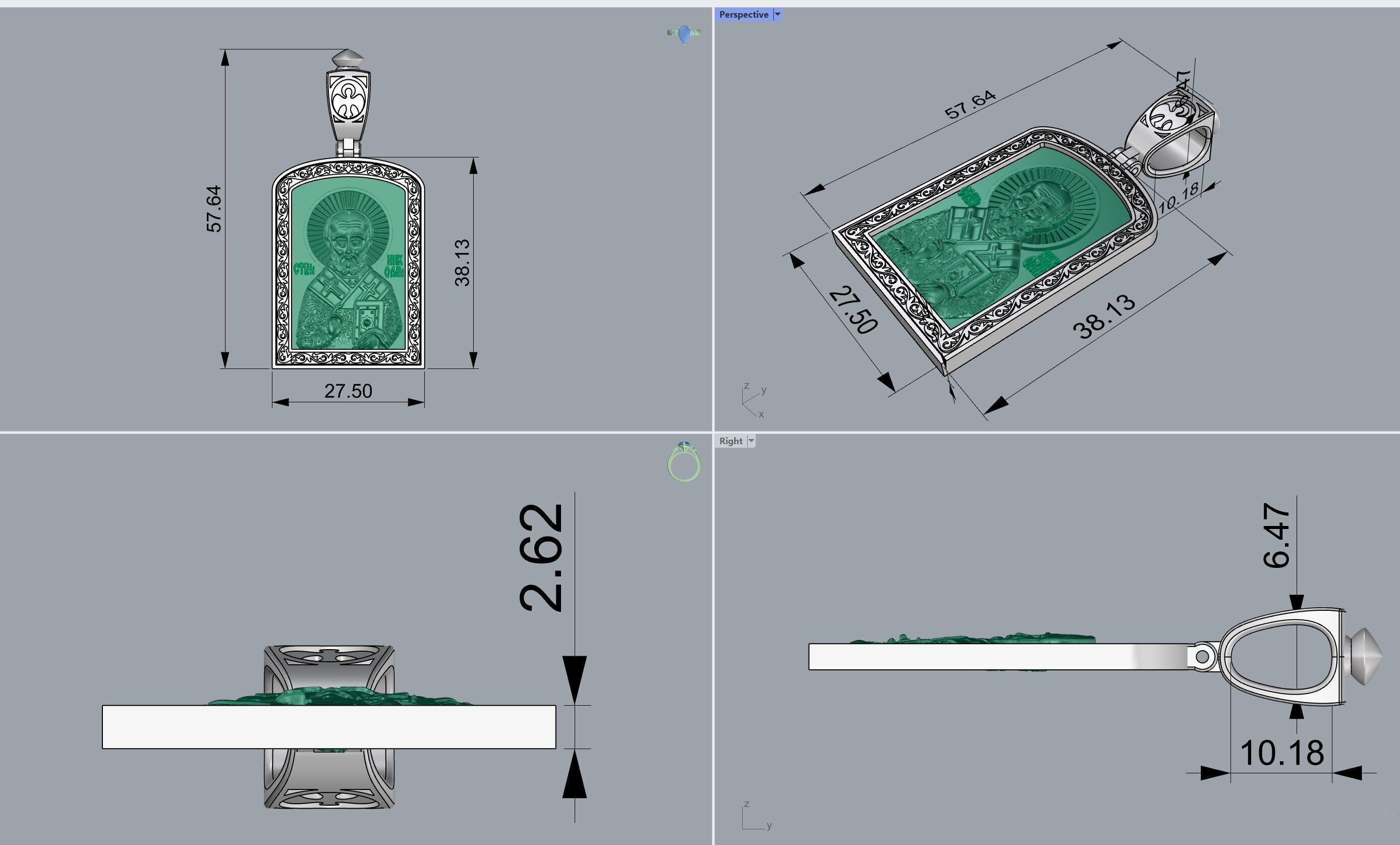 icon st Nicolay ic 06 3D print model_4