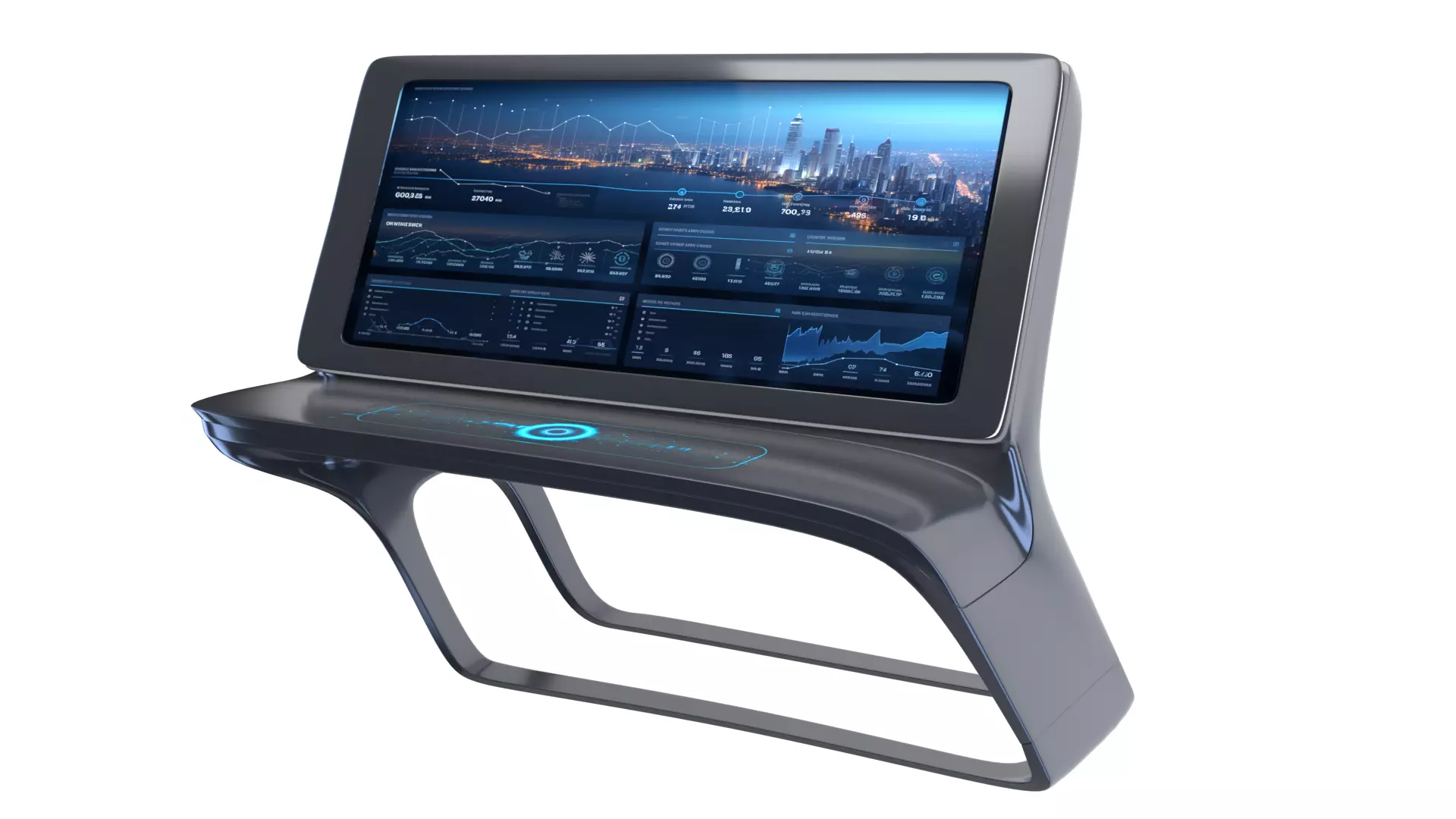 Multifunction display 3D model_0