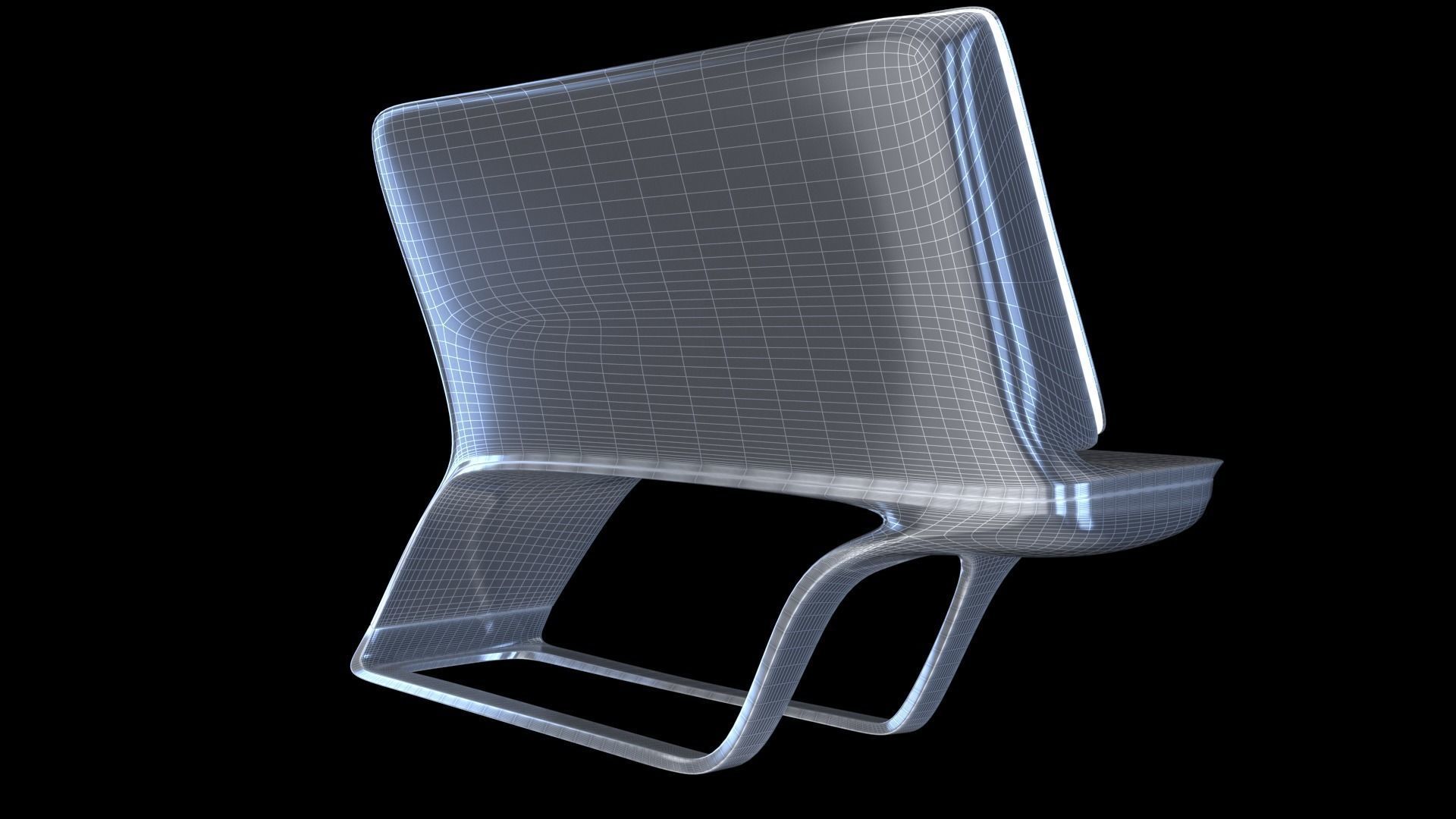 Multifunction display 3D model_10