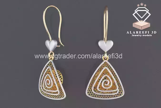 Collection 1   -12 Turkish Earrings Exclusive for the first time 3D print model