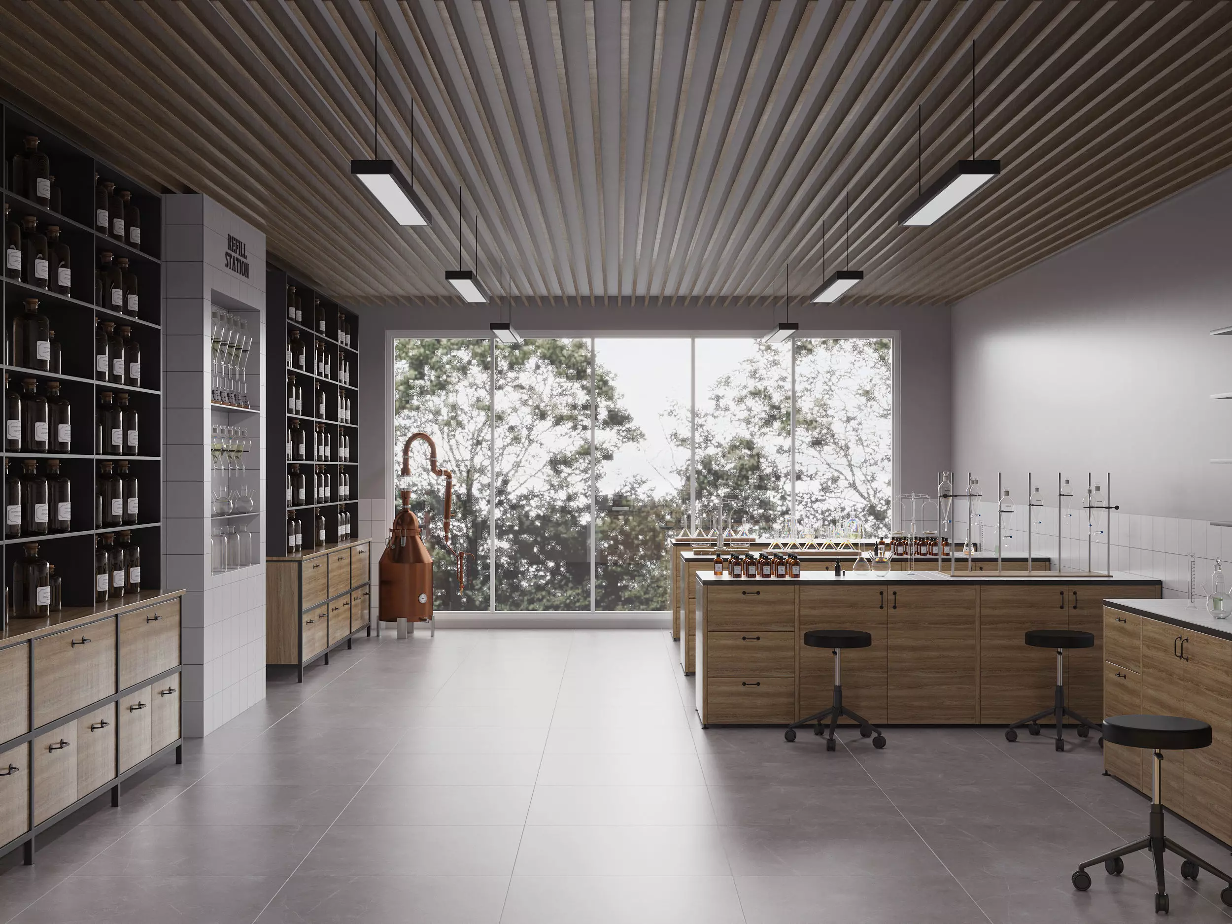 Perfume Laboratory 3D model_0