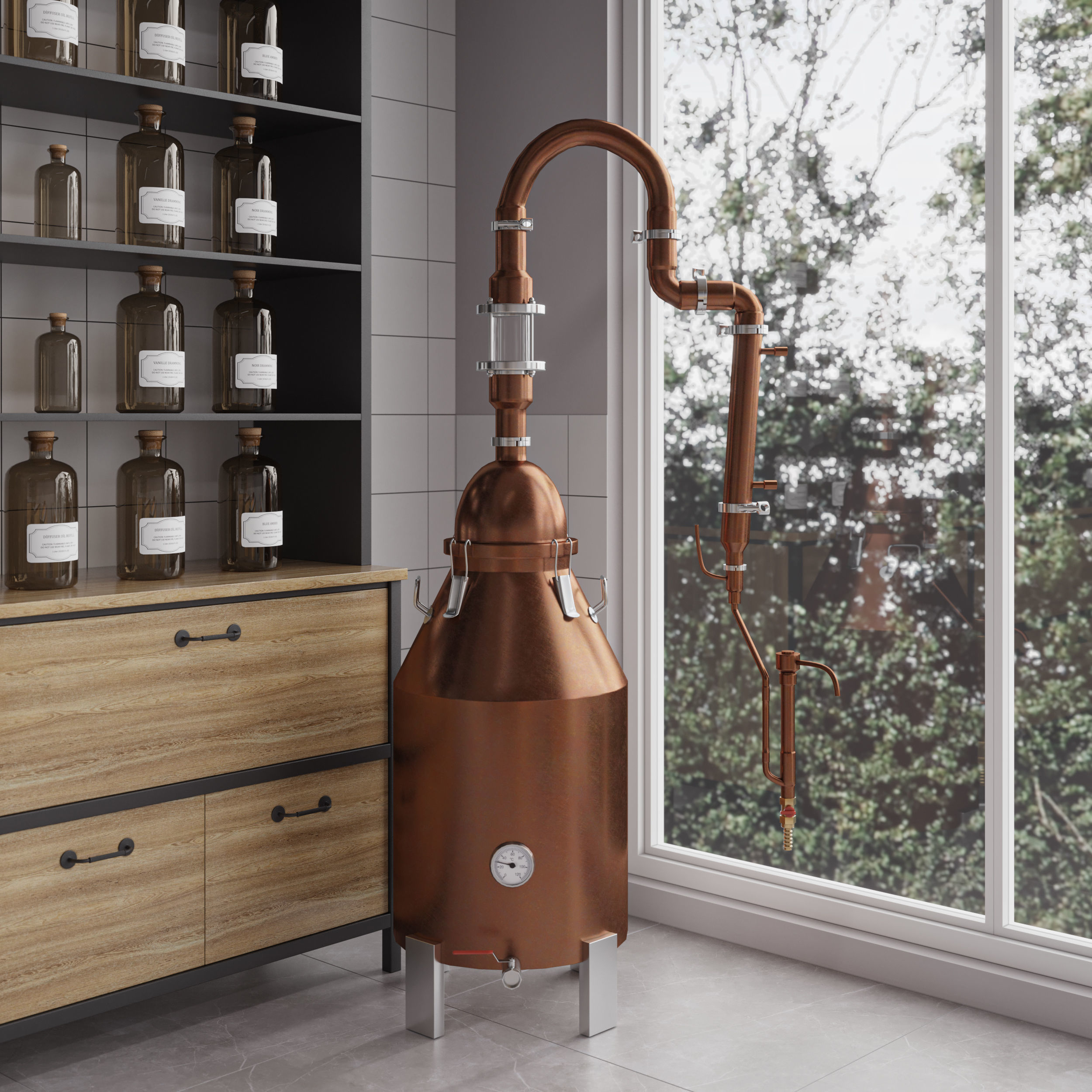 Perfume Laboratory 3D model_4