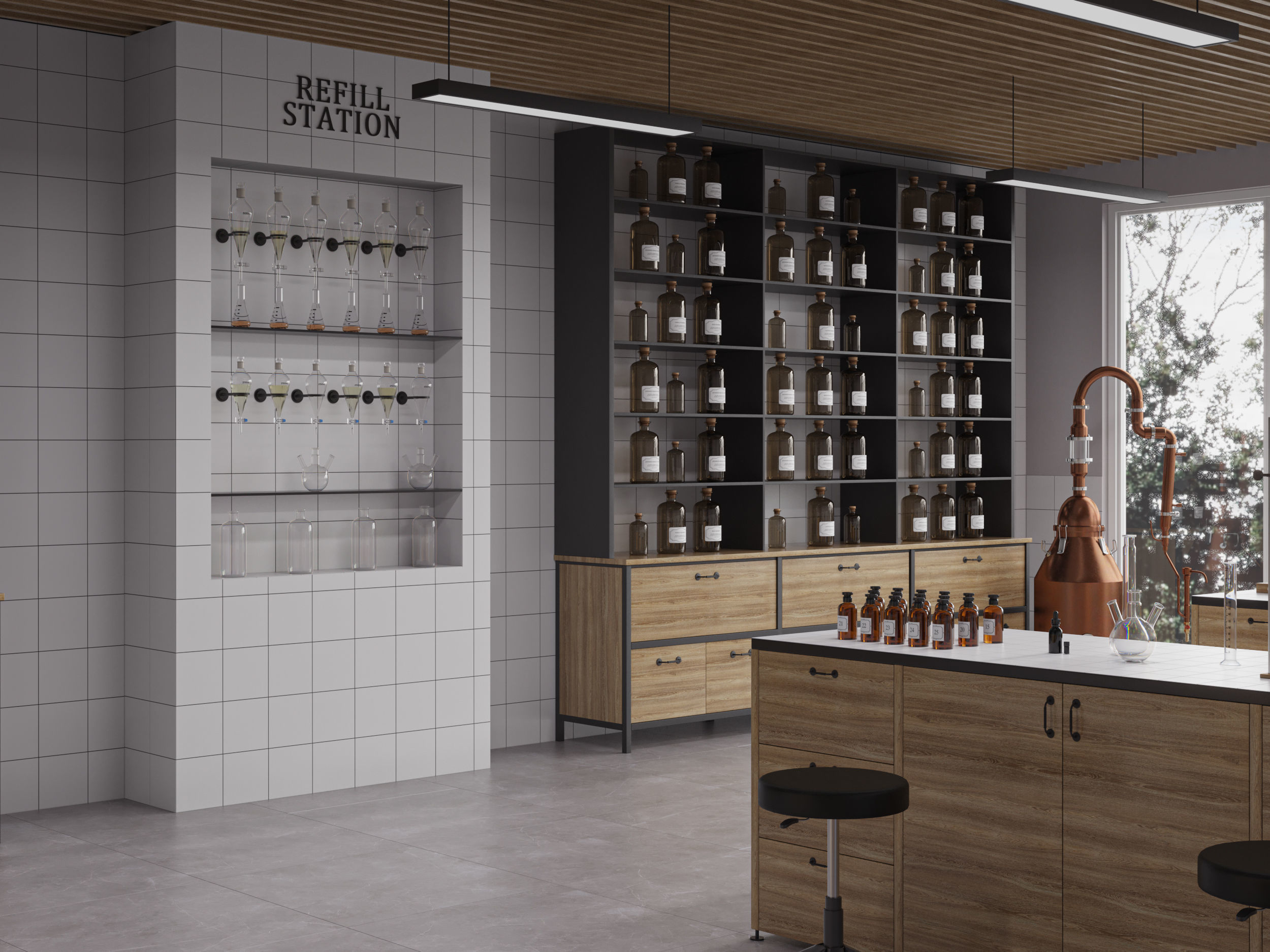 Perfume Laboratory 3D model_2