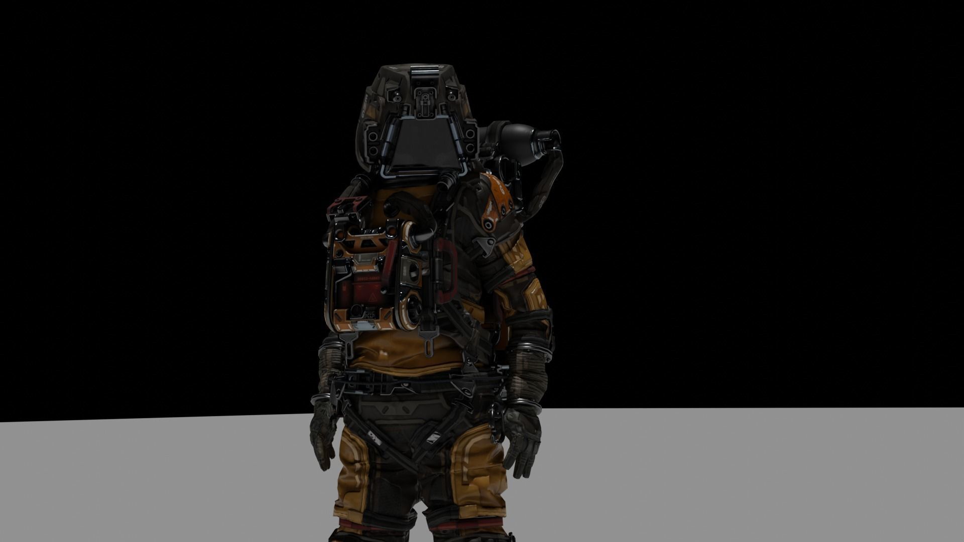 ASTRONAUT SUIT  3D model_3