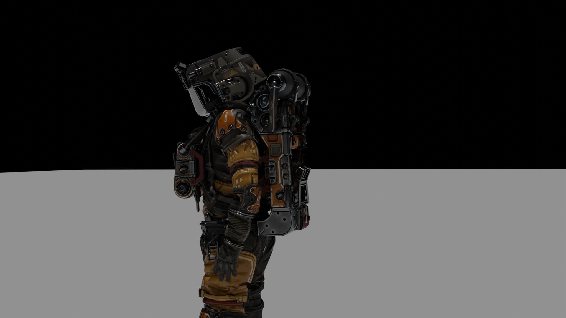 ASTRONAUT SUIT  3D model_2