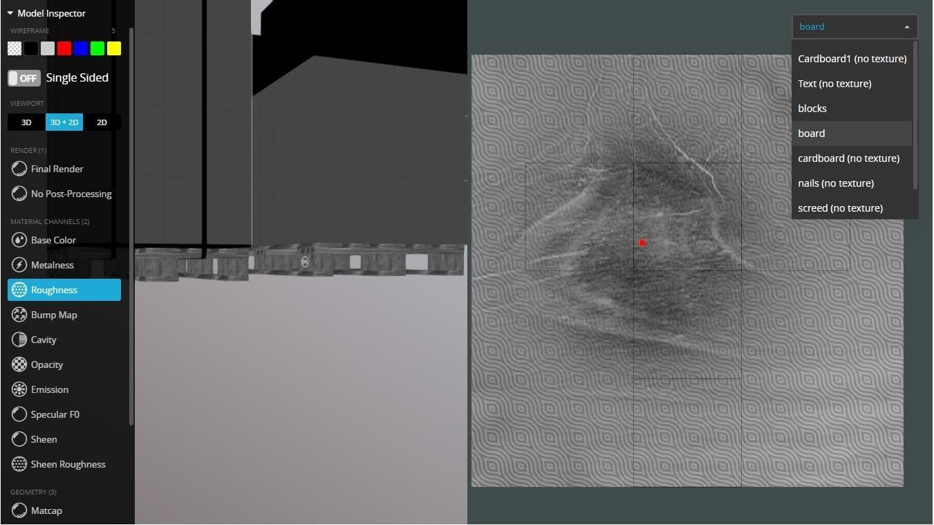 Pallet with boxes 400X300X300 Low-poly 3D model_4