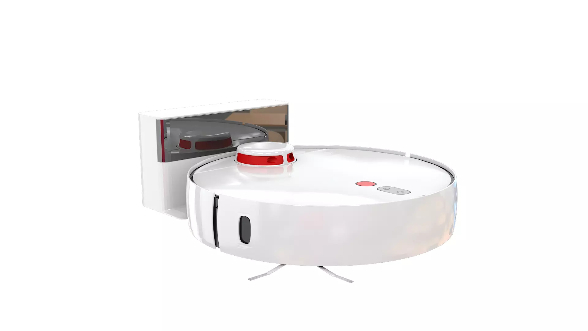 robot vacuum cleaner 3D model_0