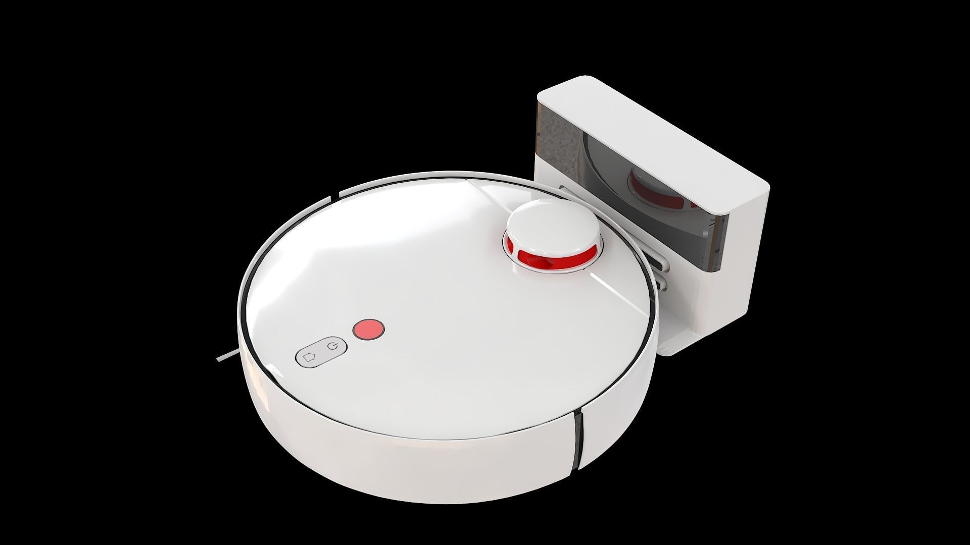 robot vacuum cleaner 3D model_5