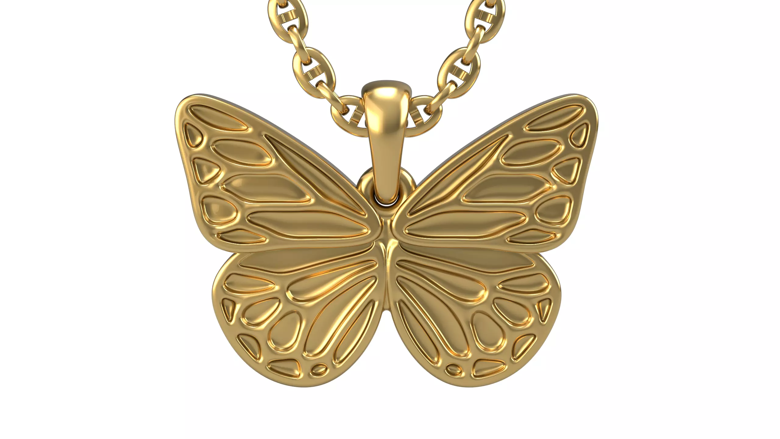 butterfly pendant V1 3D print model