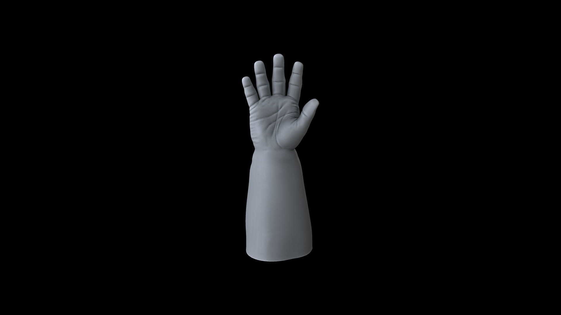 HAND11 Baby counting animation 3D model_7