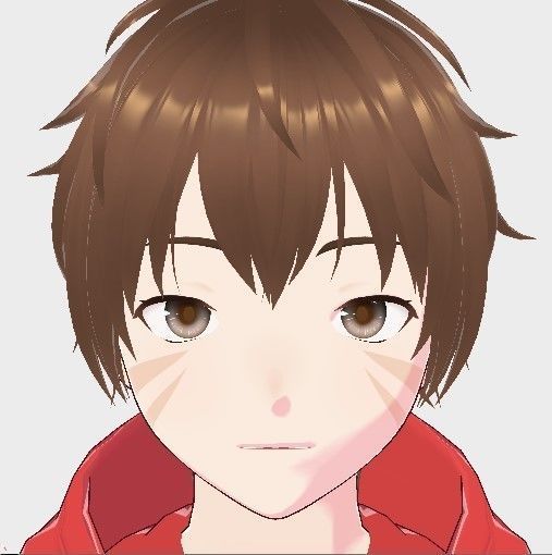 ANIME CHARACTER 3D model_2