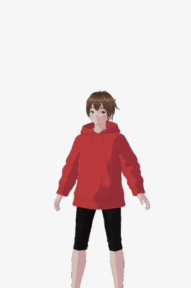 ANIME CHARACTER 3D model_4