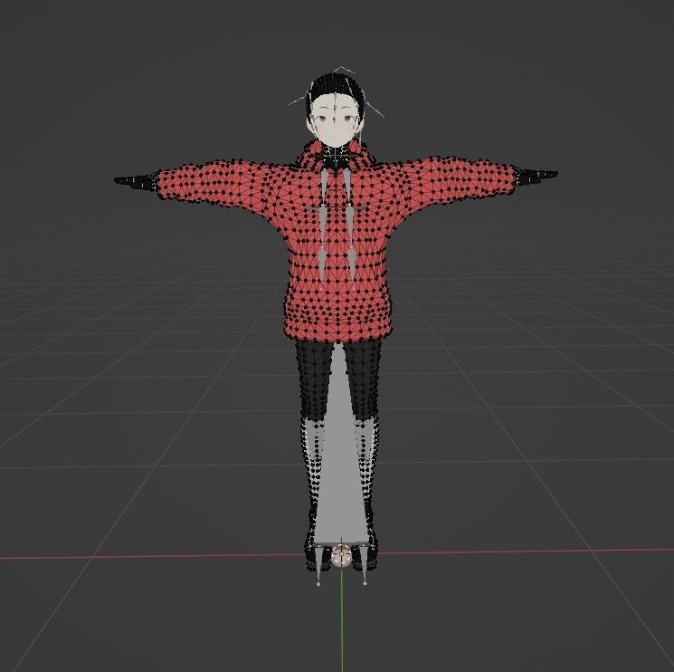 ANIME CHARACTER 3D model_11