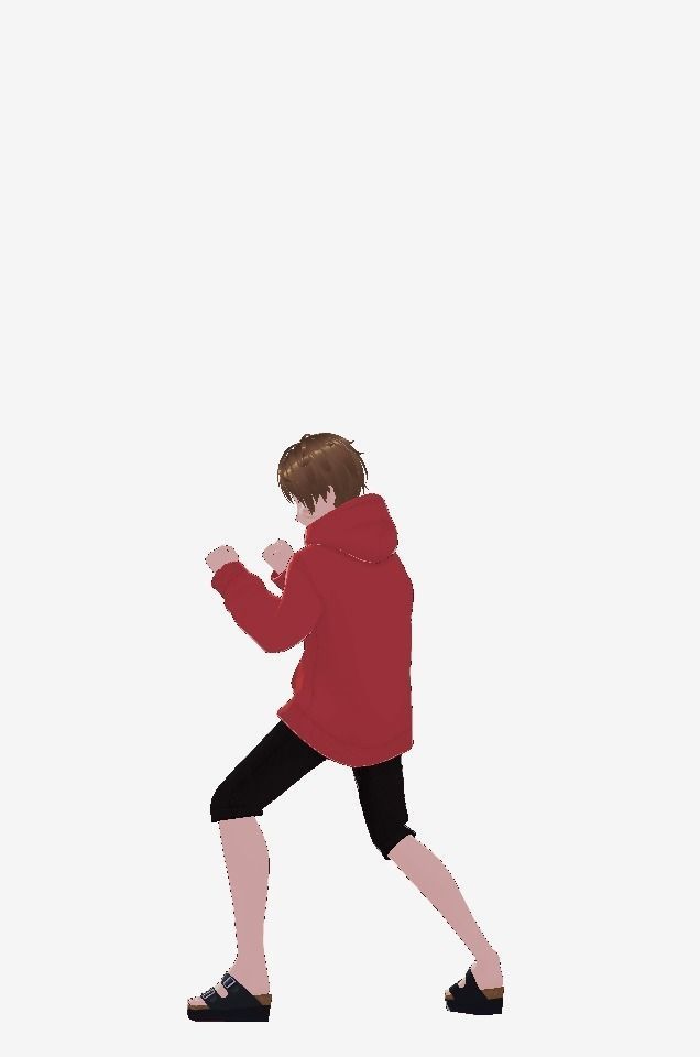 ANIME CHARACTER 3D model_10