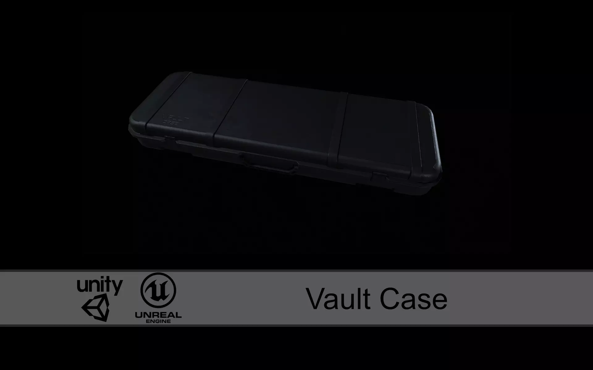Vault Case - Game Prop Low-poly 3D model_0