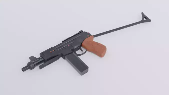 OTs-9 from Call of Duty Cold War 3D Model Low-poly 3D model