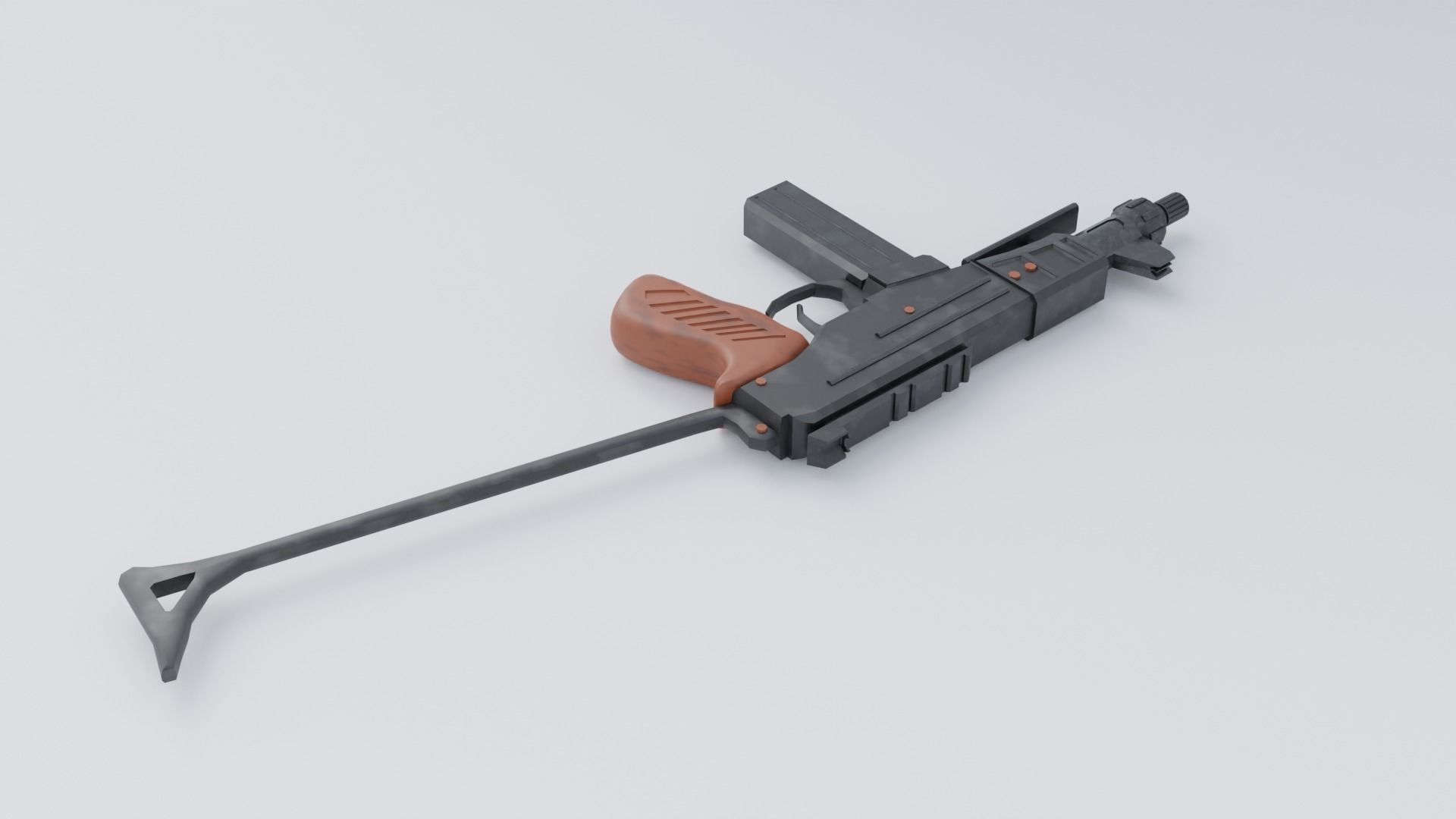 OTs-9 from Call of Duty Cold War 3D Model Low-poly 3D model_2