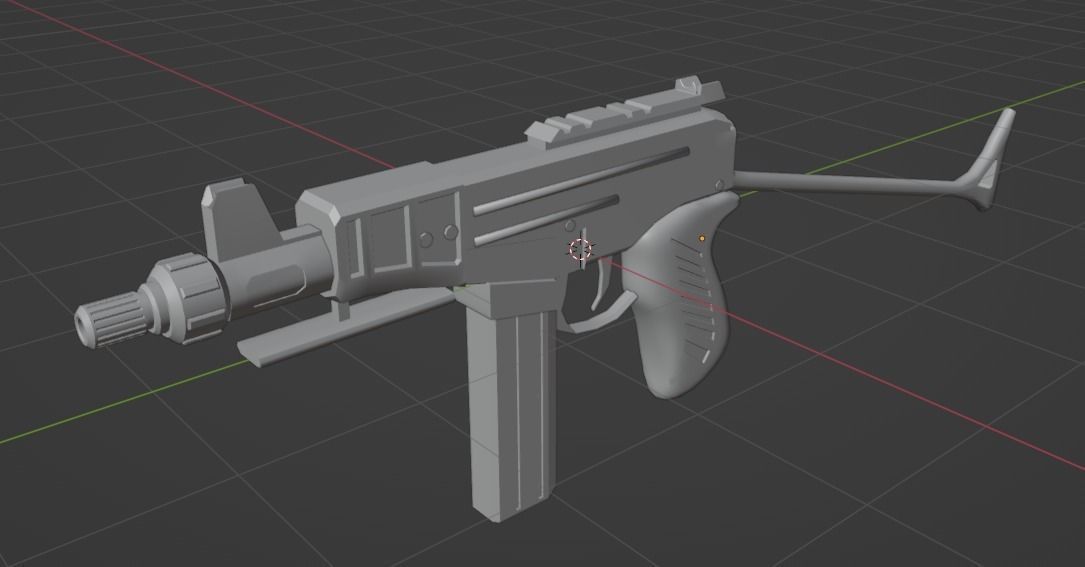 OTs-9 from Call of Duty Cold War 3D Model Low-poly 3D model_5