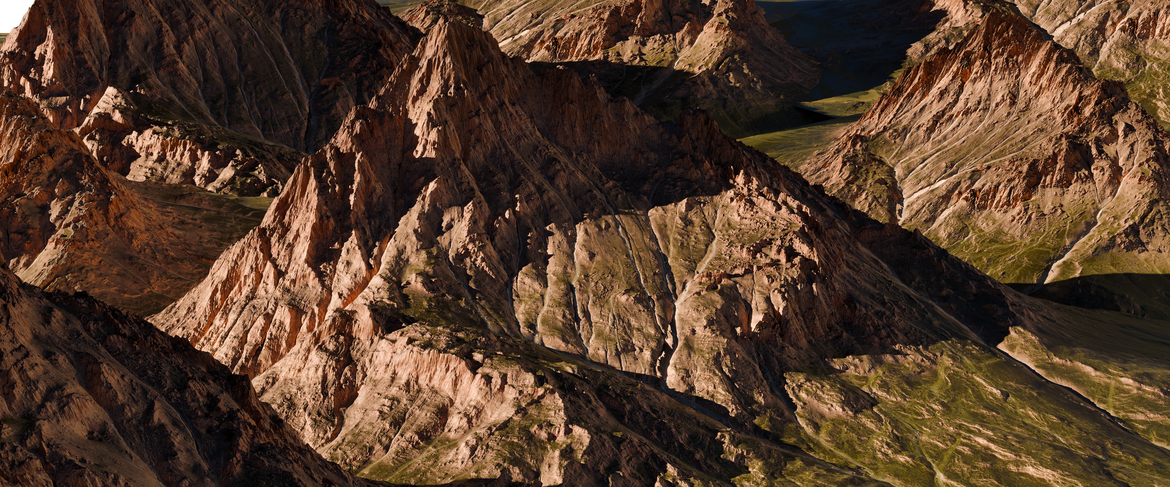 16k Jungle Mountain Free low-poly 3D model_2