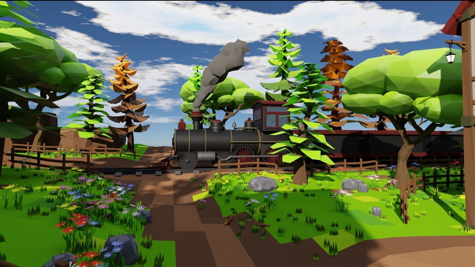 Medieval Town 3D model_41