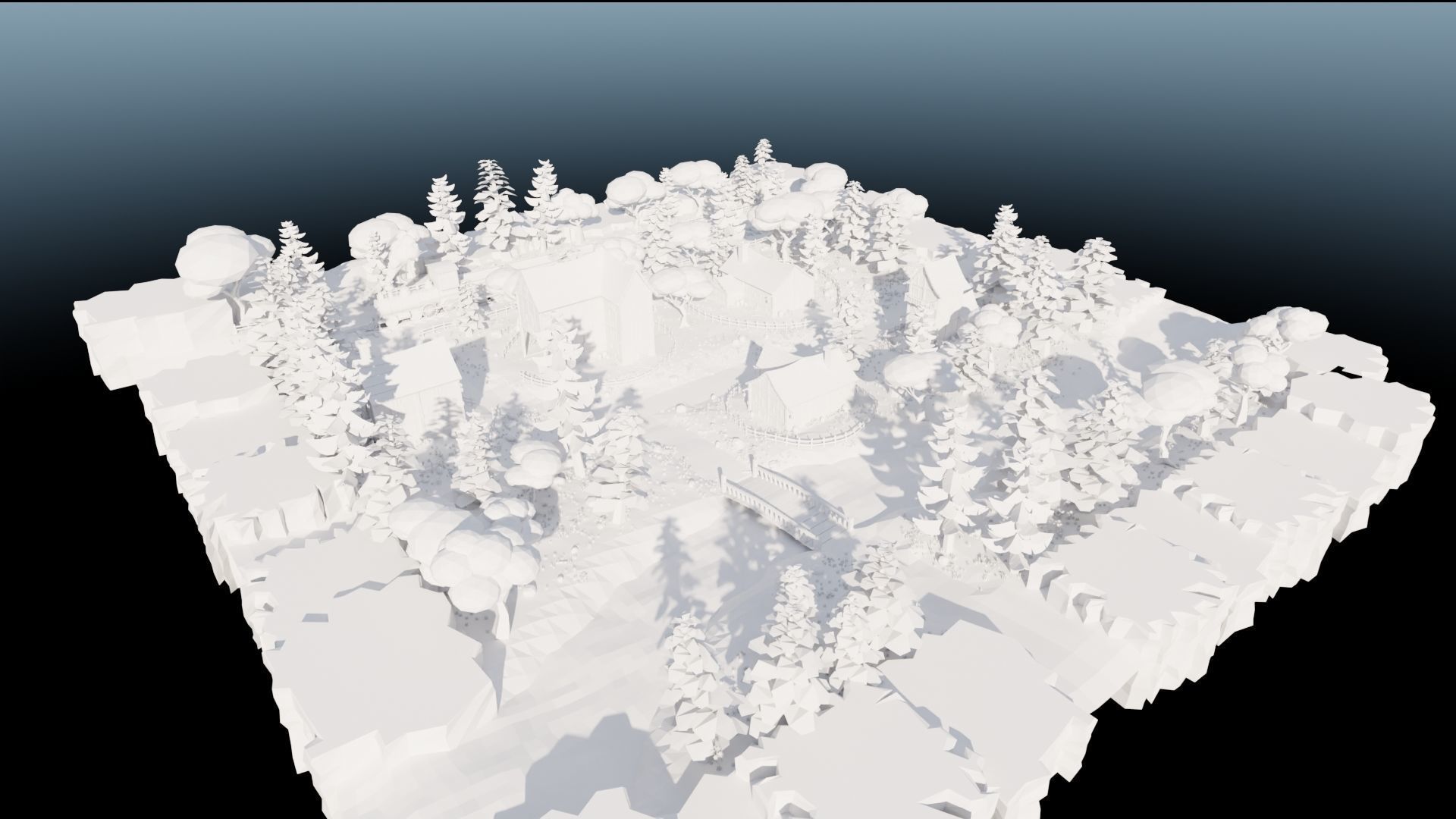 Medieval Town 3D model_62