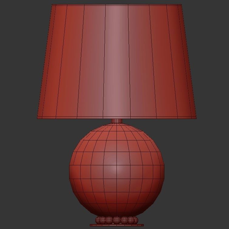 Luna table 3D model_1