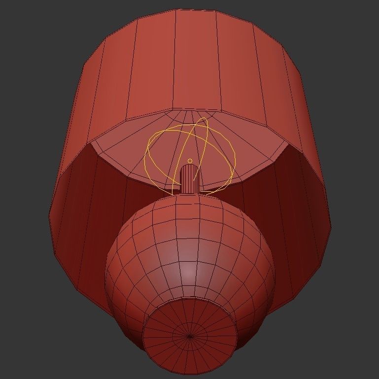 Luna table 3D model_2