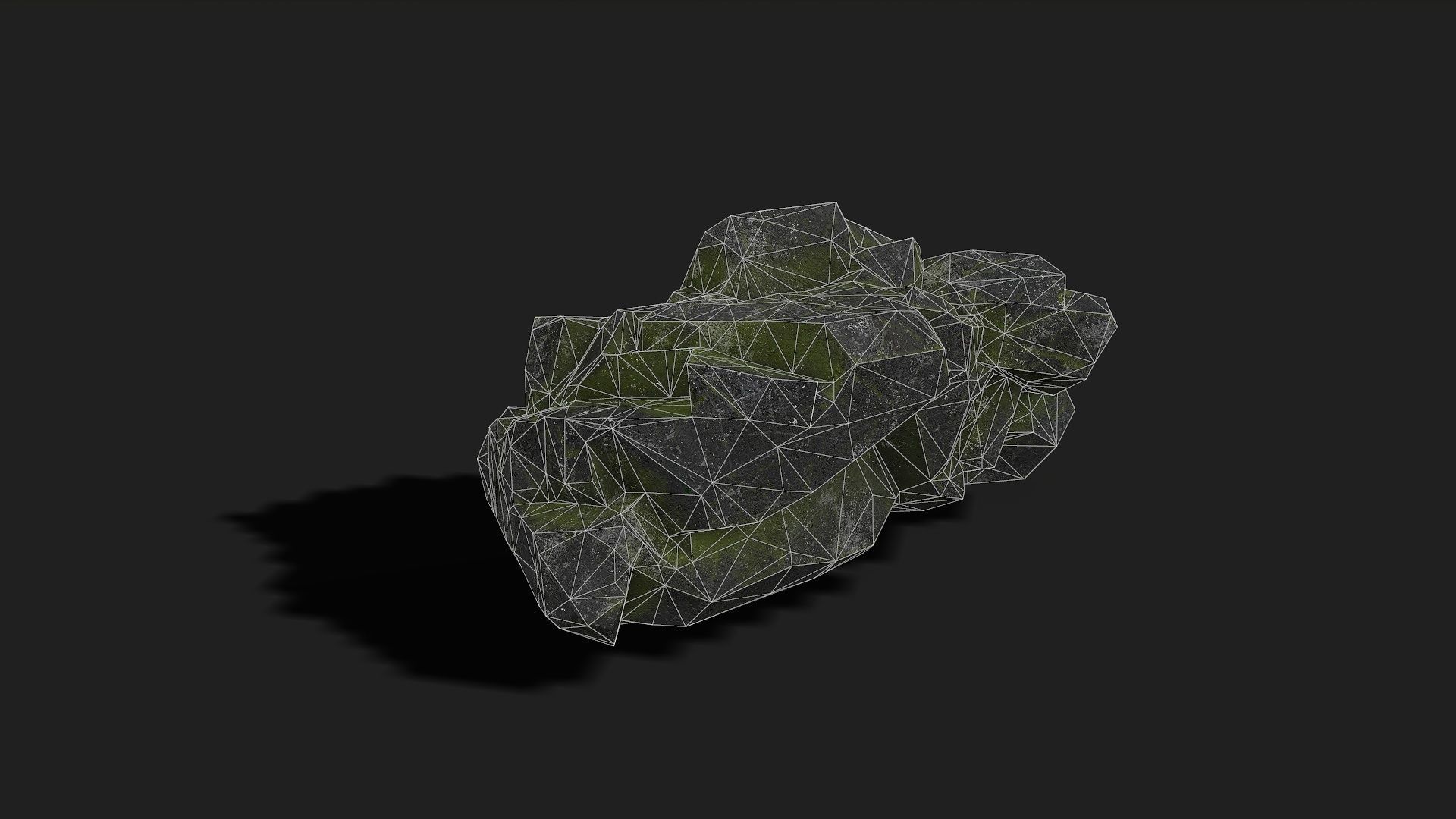 Mountain desert Rocks - PBR Pack 06 Low-poly 3D model_18