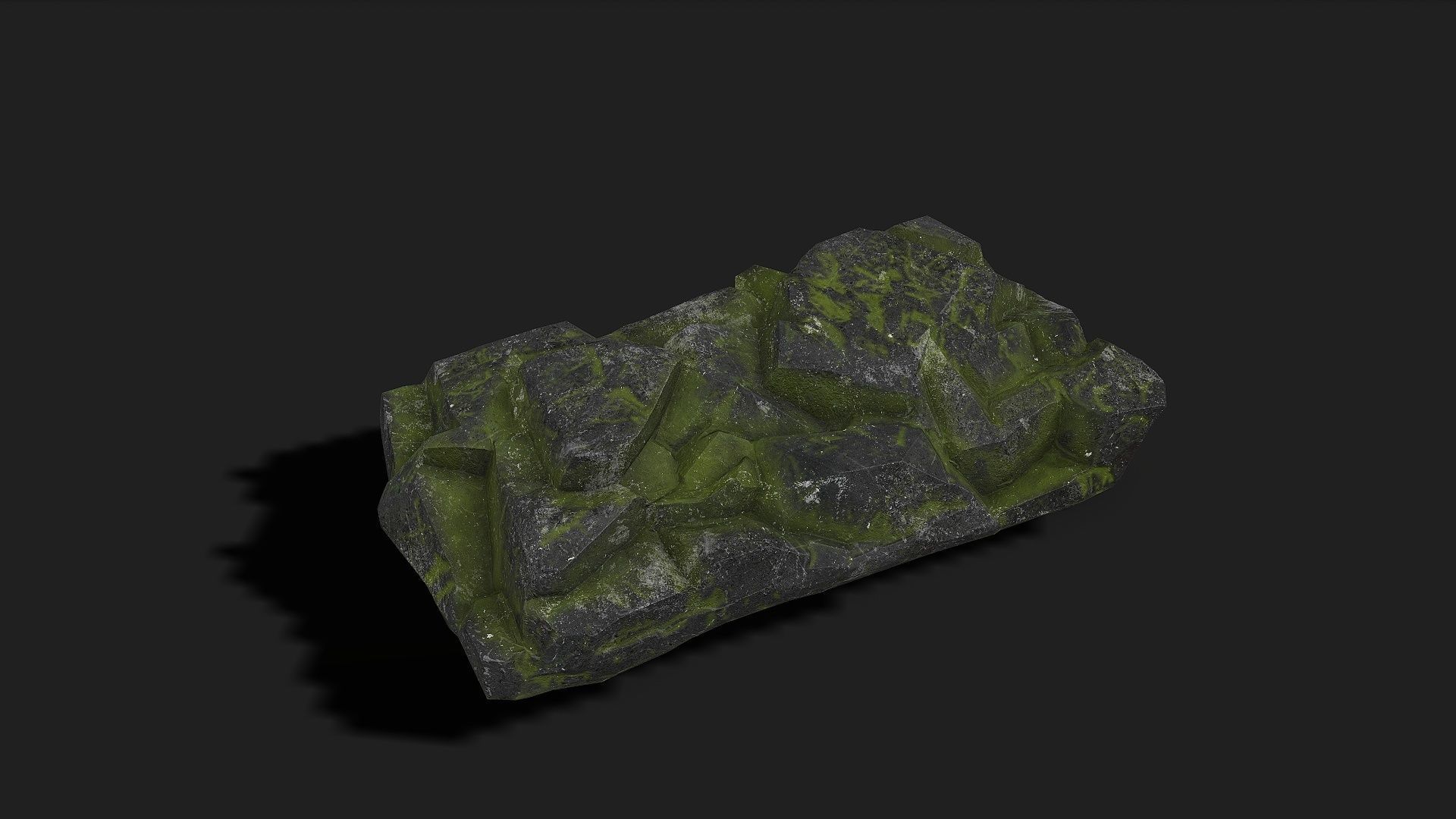 Mountain desert Rocks - PBR Pack 06 Low-poly 3D model_11