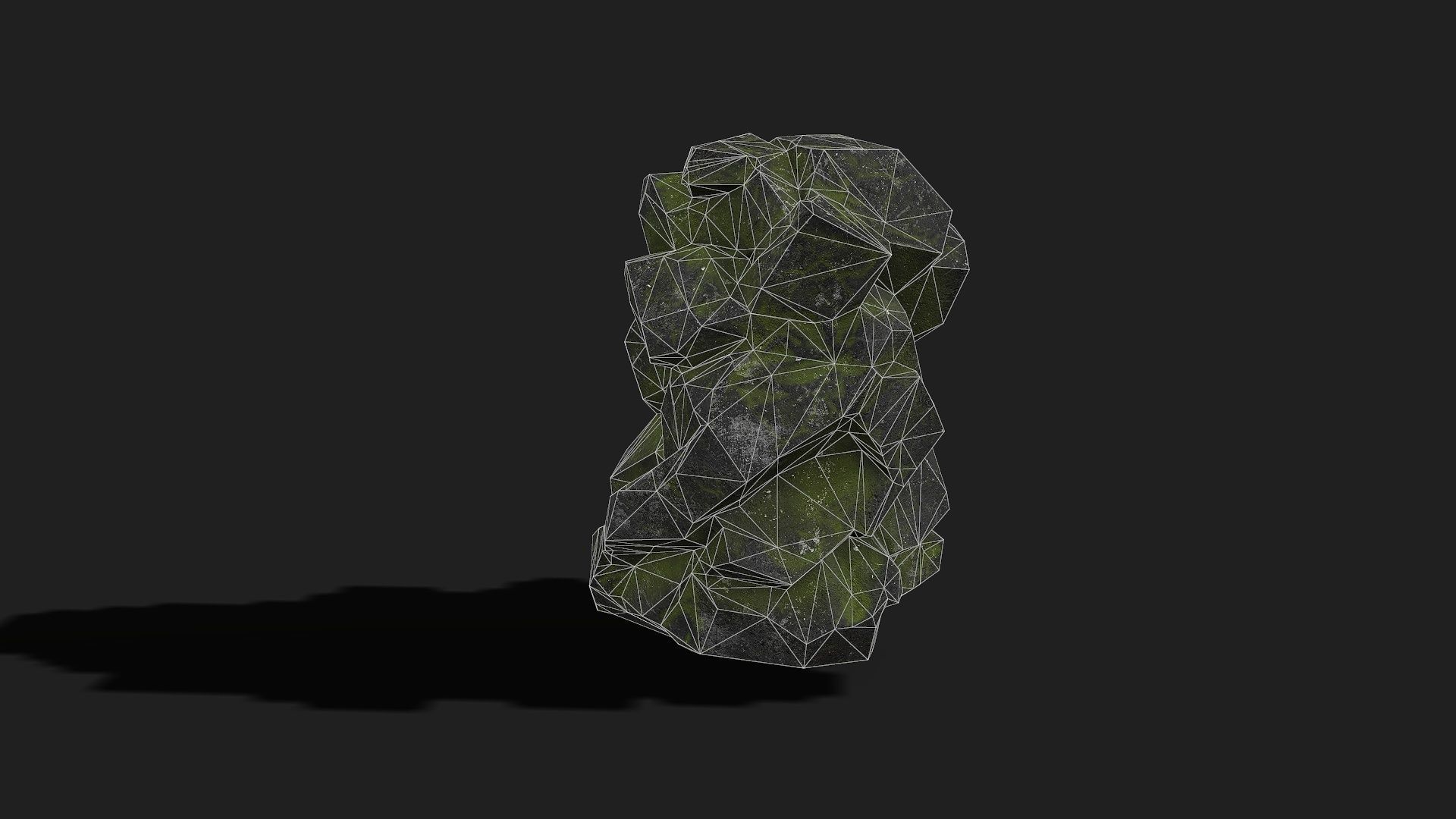 Mountain desert Rocks - PBR Pack 06 Low-poly 3D model_14