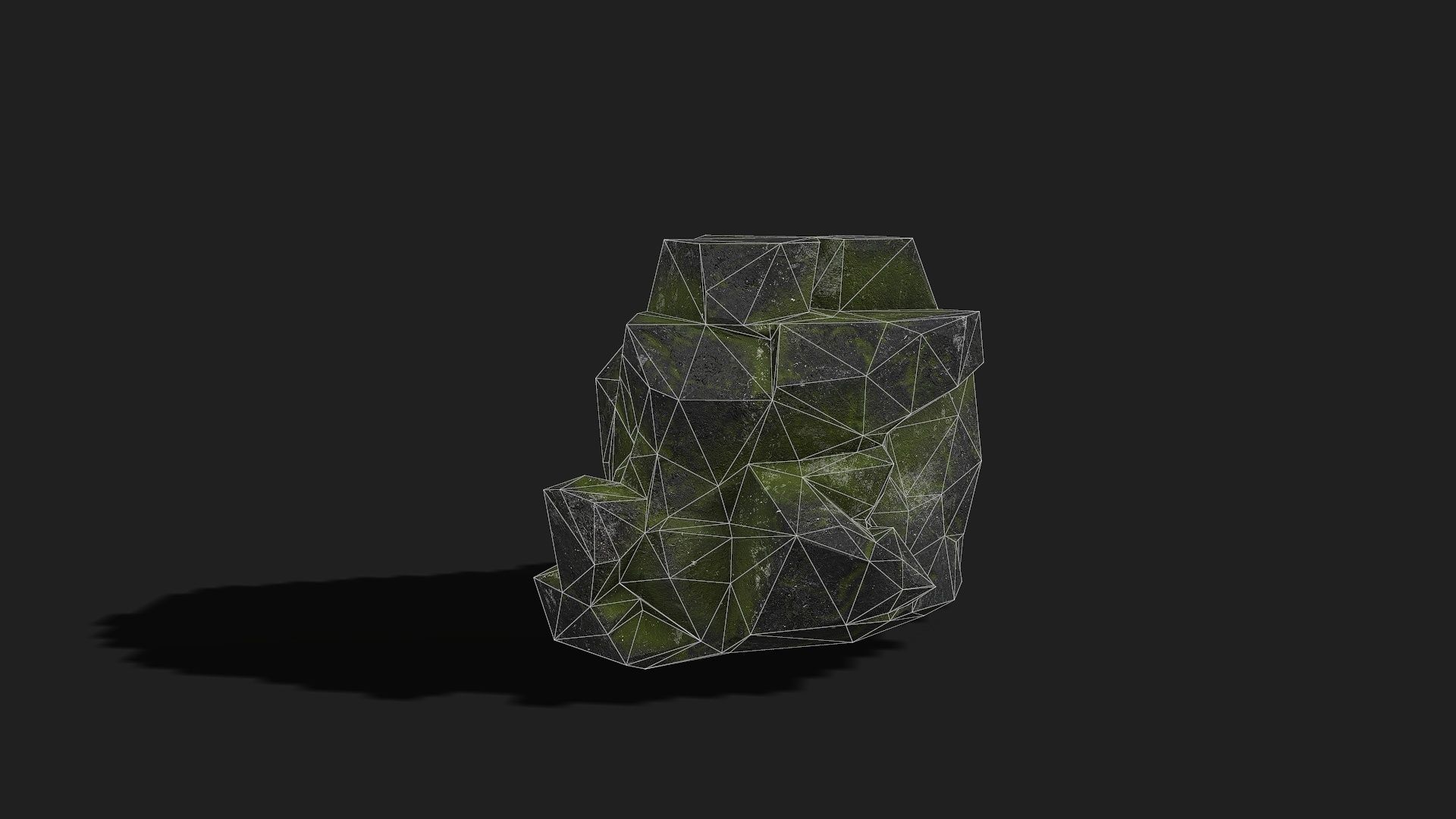 Mountain desert Rocks - PBR Pack 06 Low-poly 3D model_20