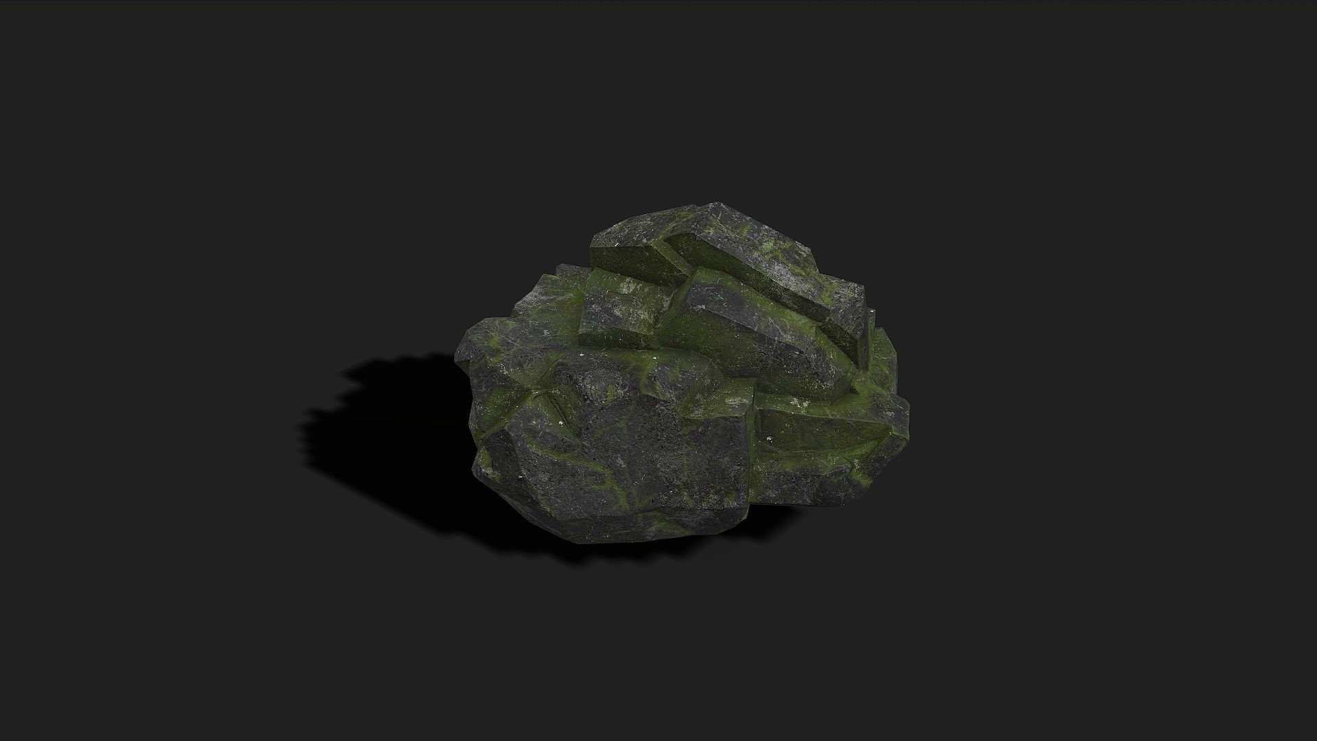 Mountain desert Rocks - PBR Pack 06 Low-poly 3D model_5