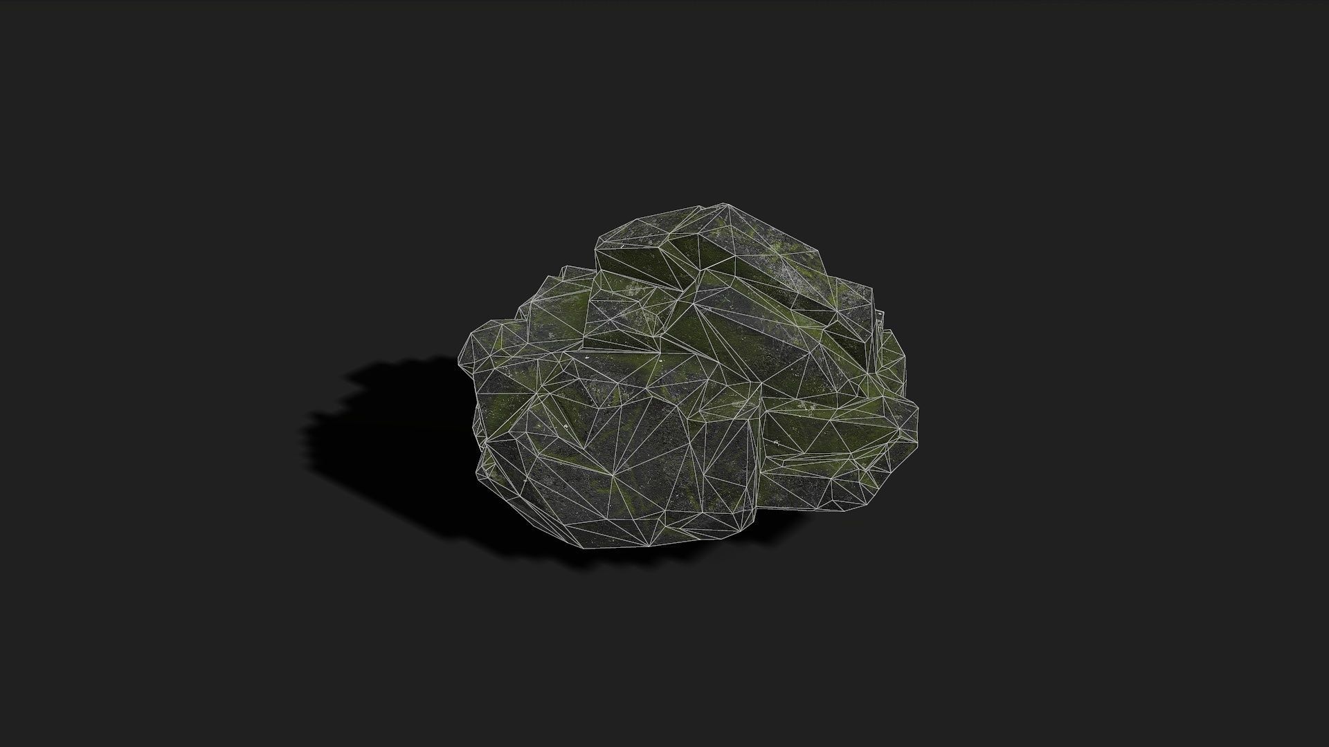 Mountain desert Rocks - PBR Pack 06 Low-poly 3D model_6