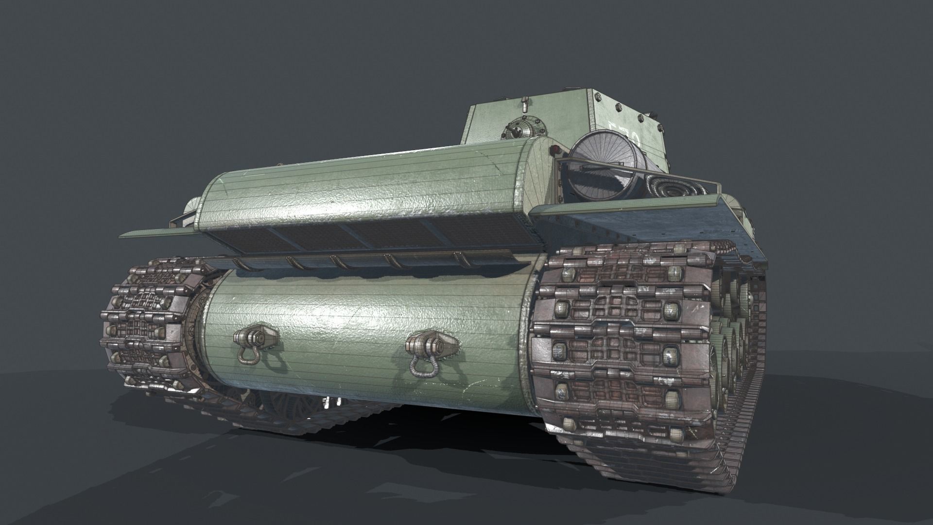 KV 1 with metal screens 3D model_18