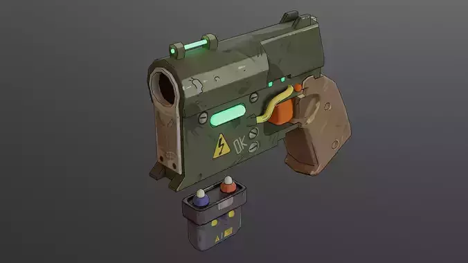 Plasma Gun Cartoon
