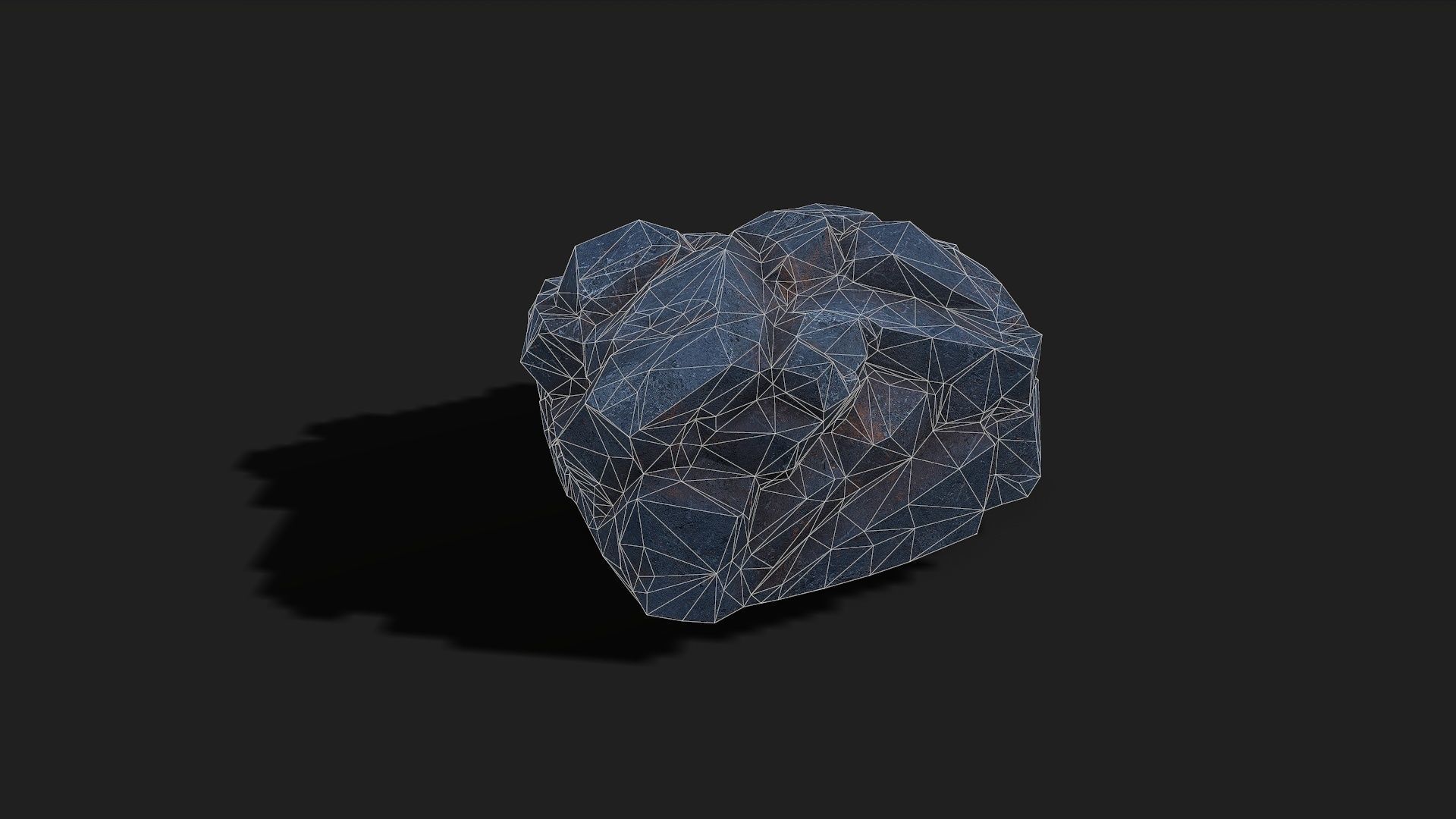 Mountain cliff Rocks - PBR Pack 07 Low-poly 3D model_23