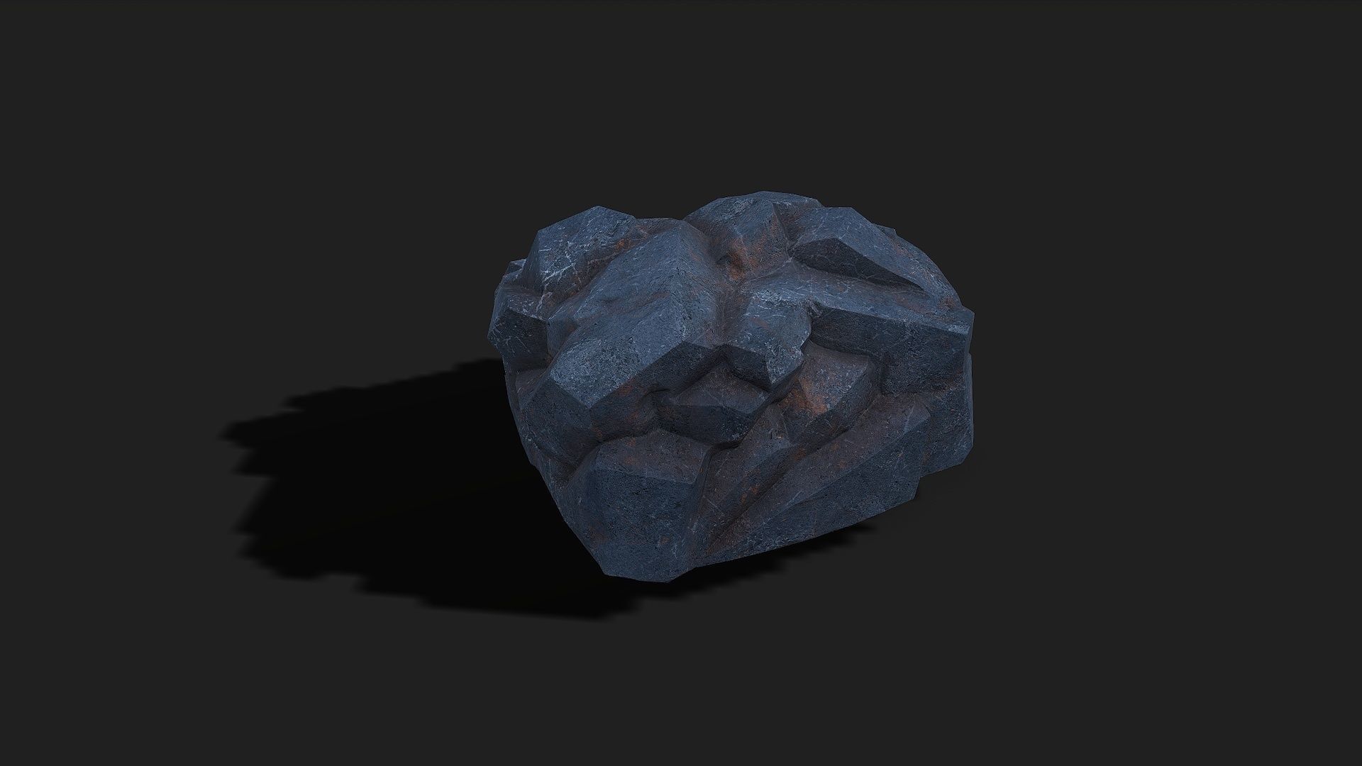 Mountain cliff Rocks - PBR Pack 07 Low-poly 3D model_22