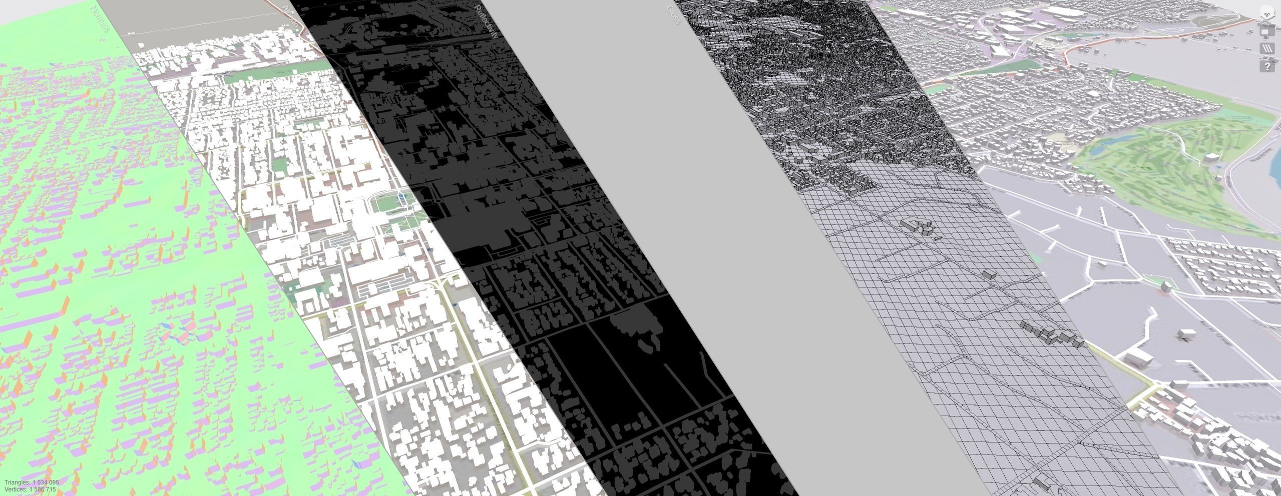 Cityscape  Palmerston North New Zeland 3D model_12