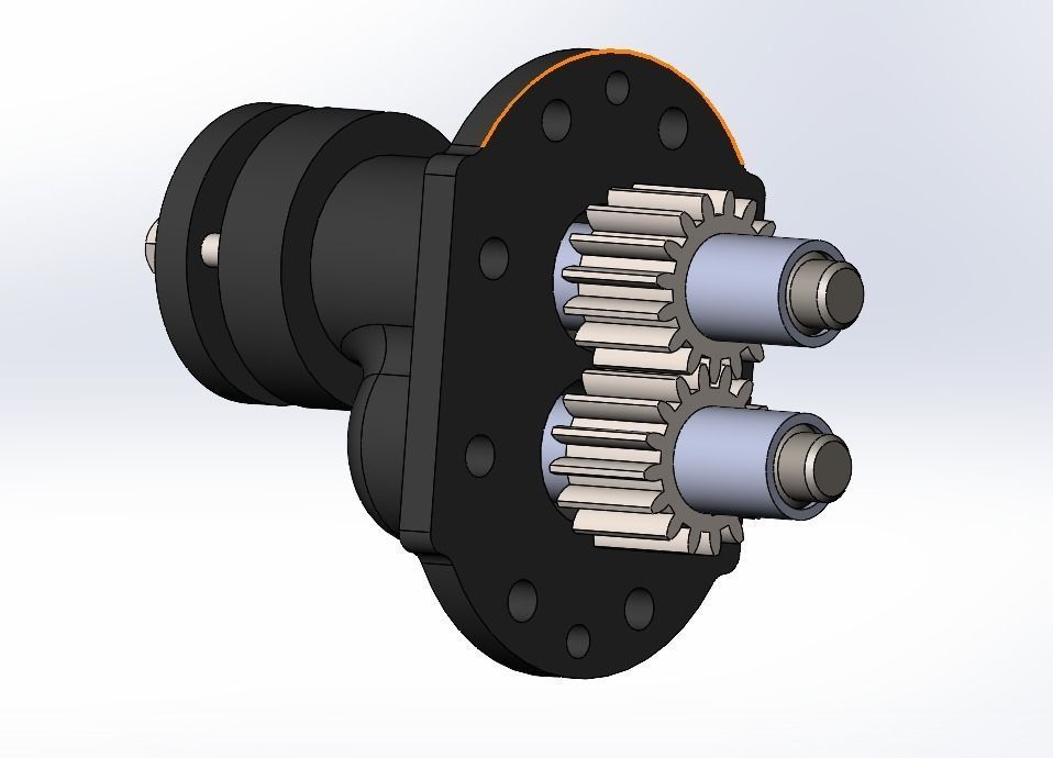 Gear Pump 3D model_2