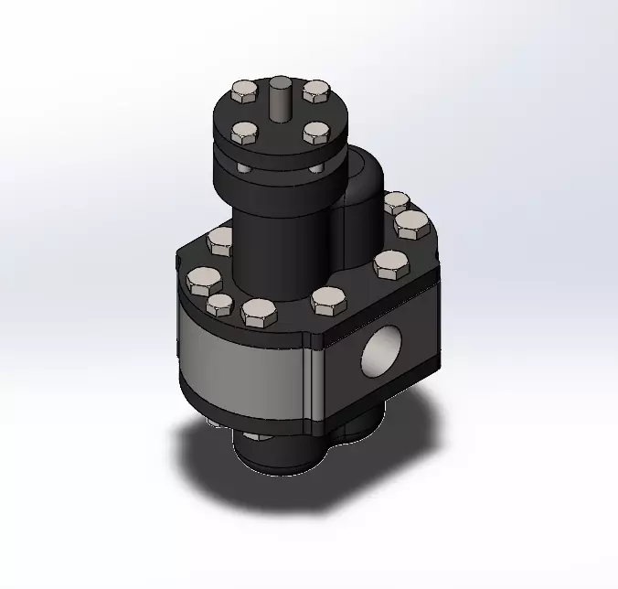 Gear Pump 3D model_0