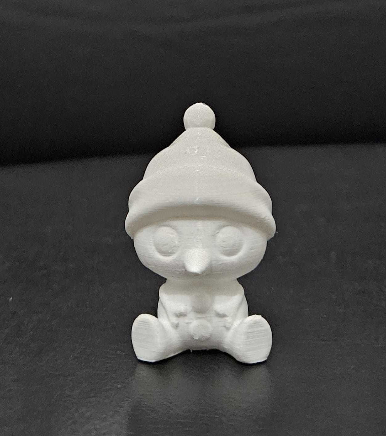 Cute Snowman 3D print model_5
